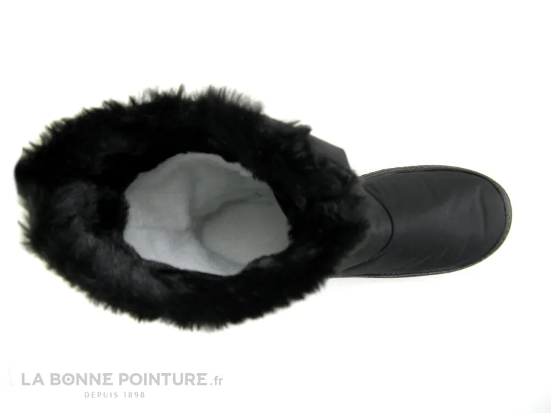 Achat chaussures Antarctica Femme Botte Pluie Neige, vente Antarctica 851 Noir - Botte neige Femme avec zip devant