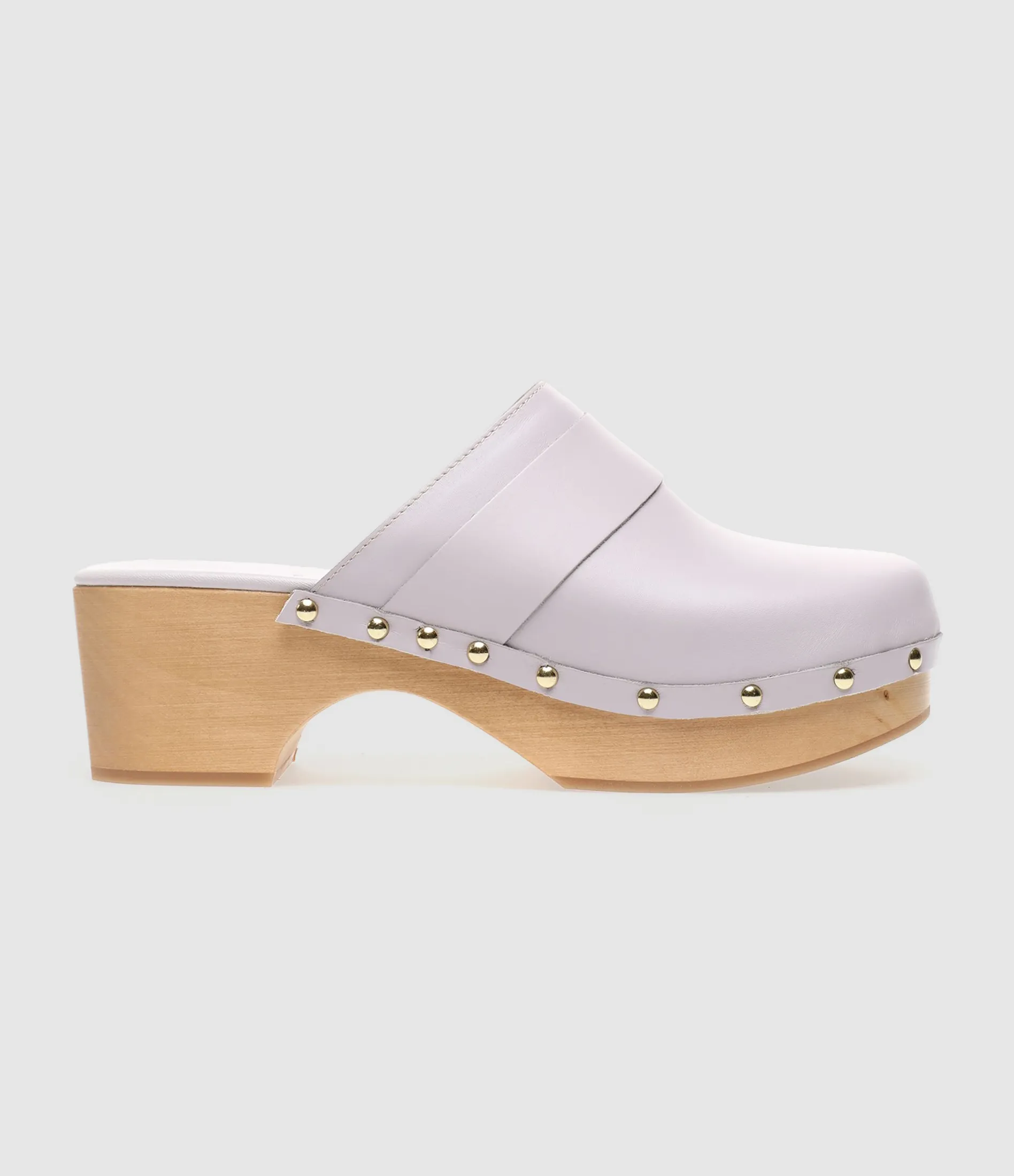 AEYDE Partager  Sabots Bibi Cuir Lilas  