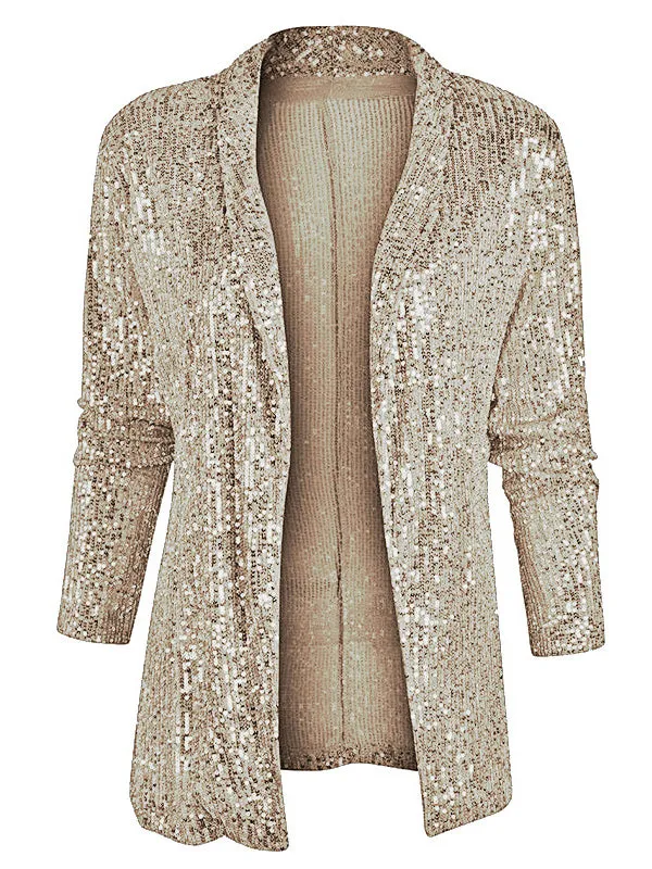 Airchics blazer brillante paillette double boutonnage femme mode