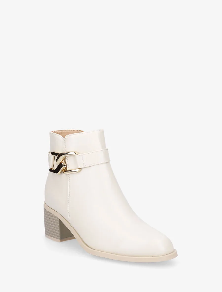 Bottines à boucle