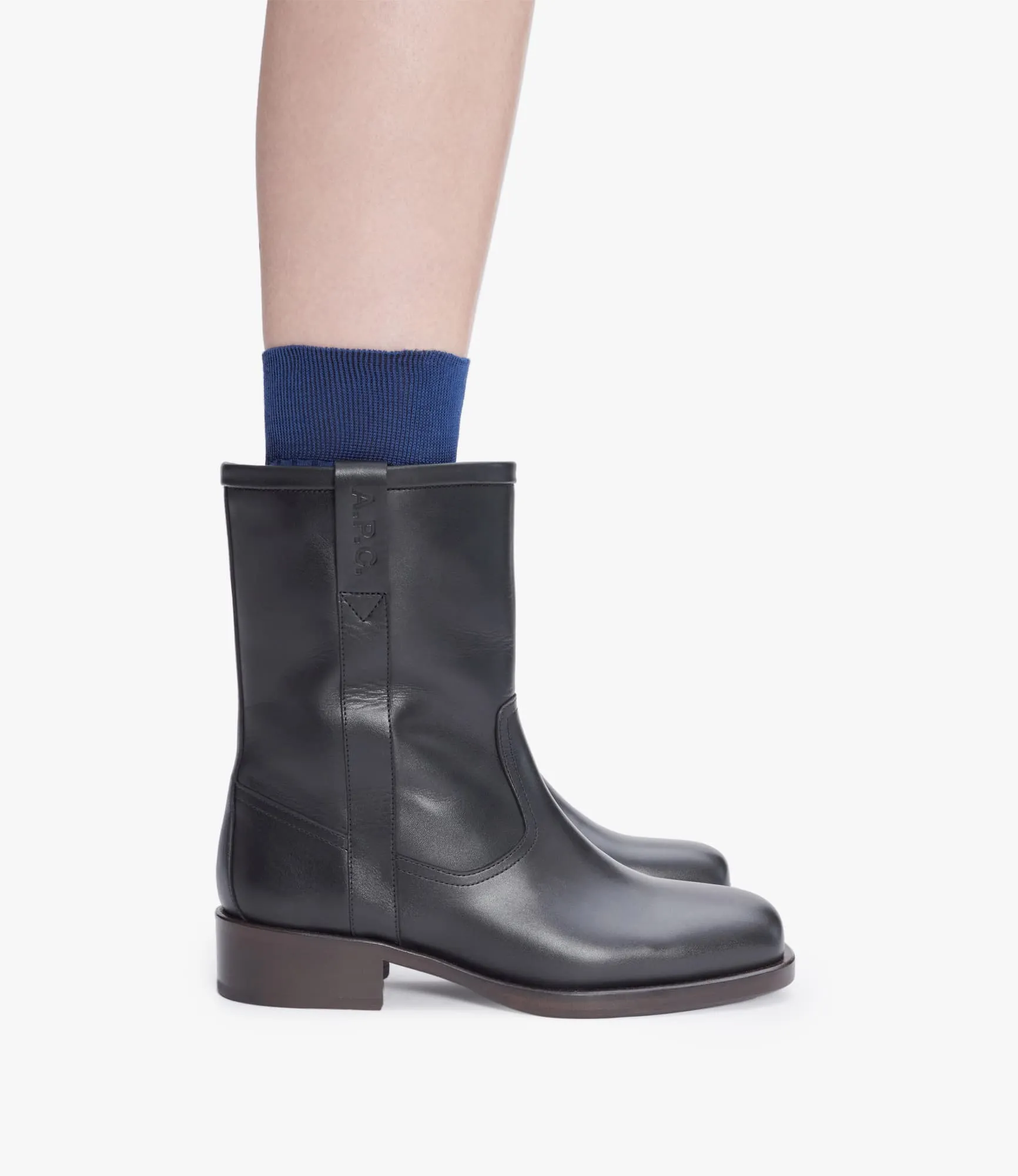 Bottines Héloîse Noir | A.P.C.