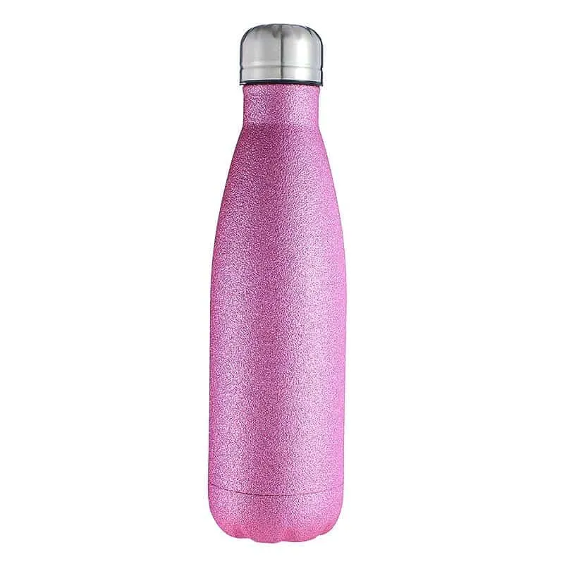 Bouteille Isotherme à Thé Rose Paillette isotherme - Gadgets de Cuisine