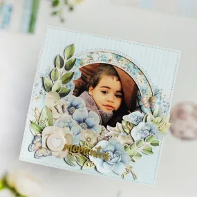 Cadre photo bébé scrapbooking "baby love"