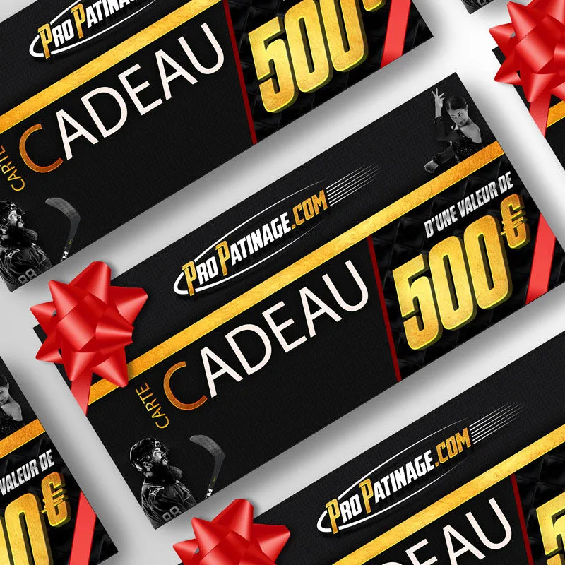 Carte cadeau 500 € Pro Patinage Carte cadeau 500 € Pro Patinage