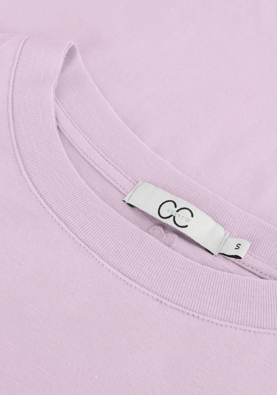 cc heart t-shirt cc heart basic t-shirt lilas