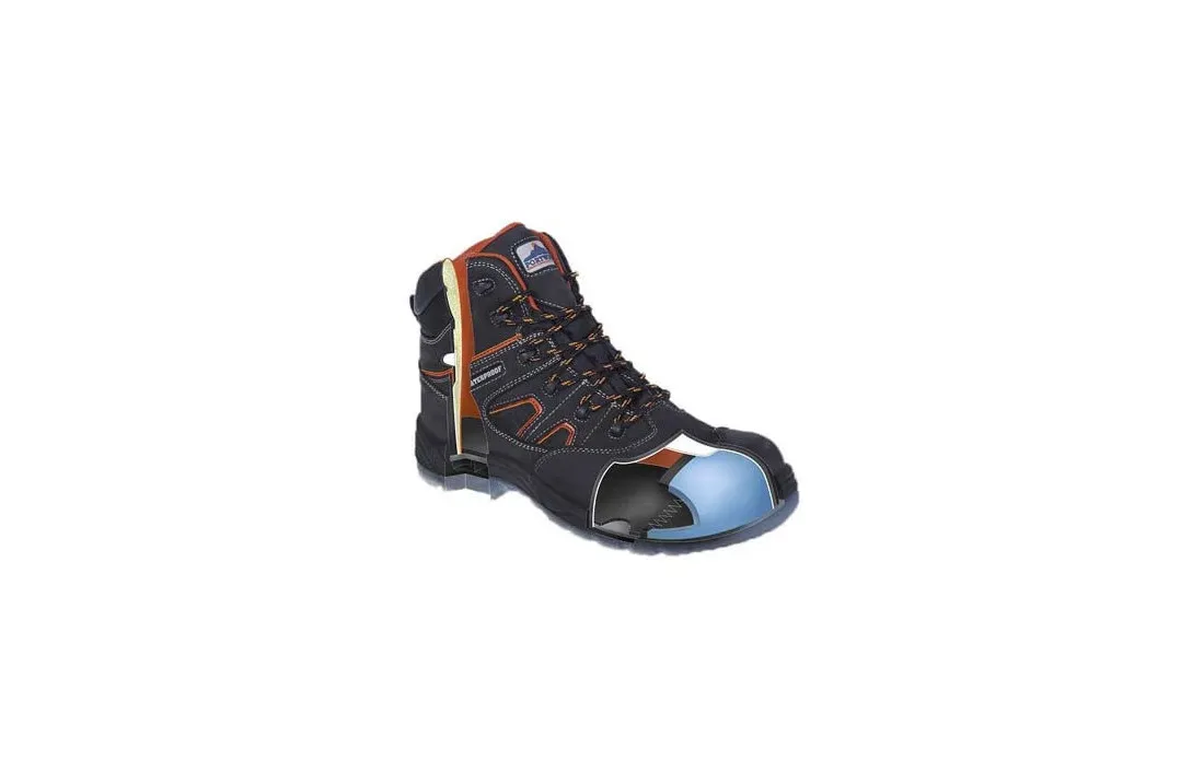 Chaussures de sécurité montantes étanches 100% sans métal