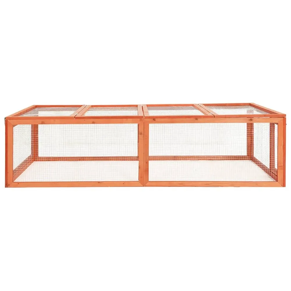Clapier 183x90x46,5 cm bois de sapin massif