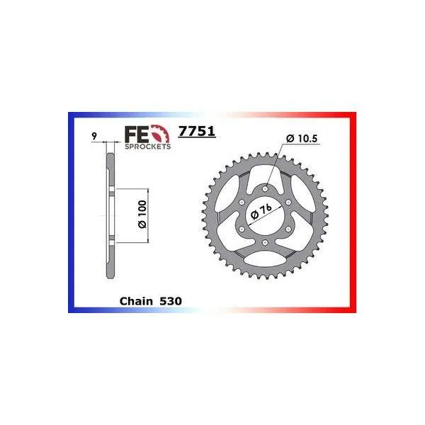 COURONNE ACIER GSF.1200.BANDIT'96/04 38 530