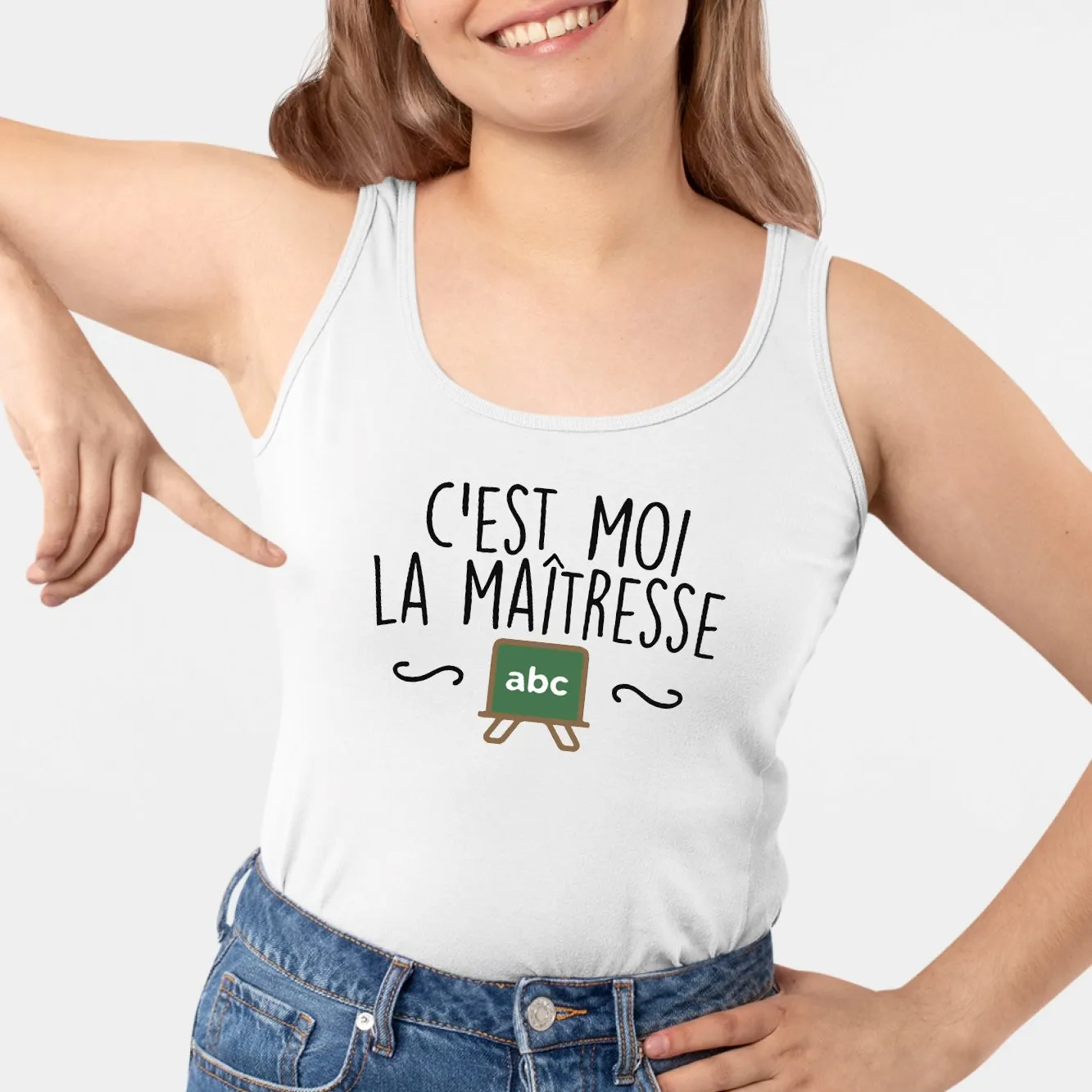 Débardeur Femme C'est moi la maîtresse