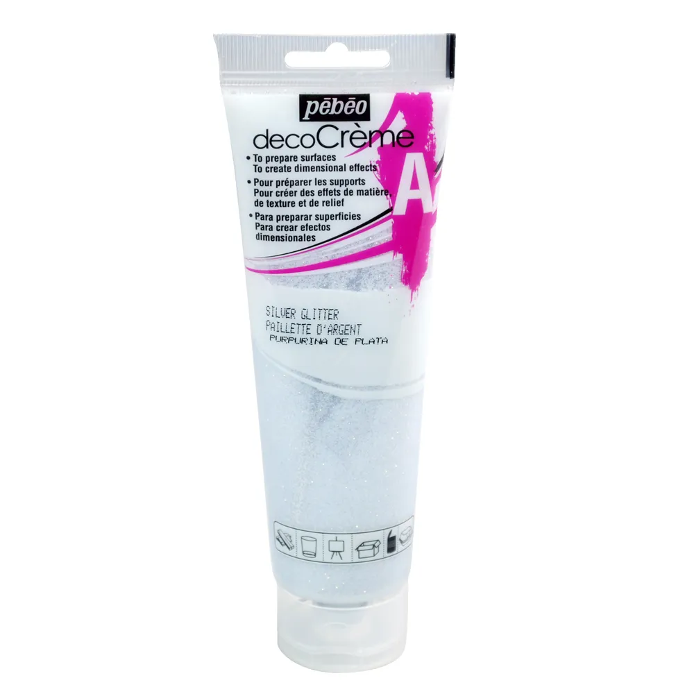 Déco auxiliaire, 120ml - Paillette argent