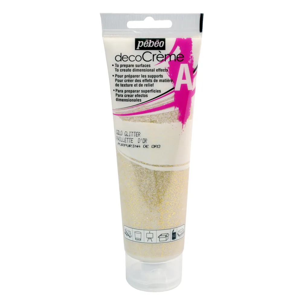 Déco auxiliaire, 120ml - Paillette or