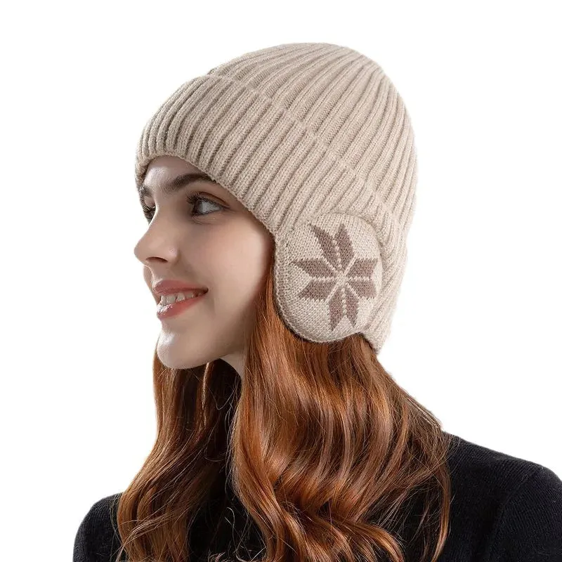 Eden | Bonnet tricoté avec doublure et oreillettes