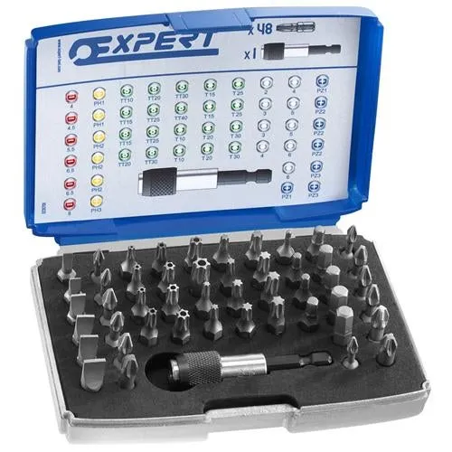 EXPERT - Coffret de 48 embouts + porte embout - E131701 