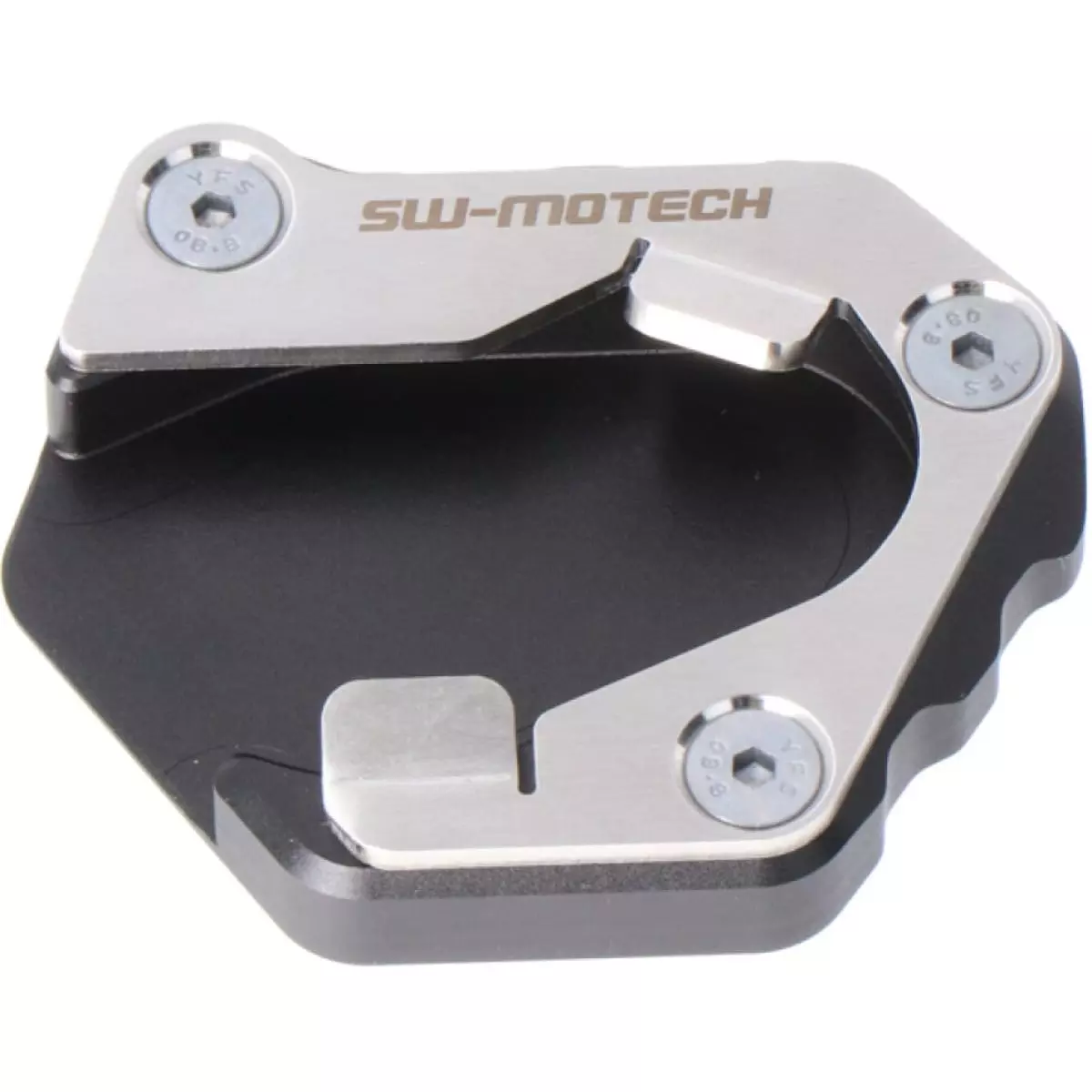Extension De Béquille Latérale SW-Motech Noir Argenté STS.11.953.10001 - Extension béquille moto