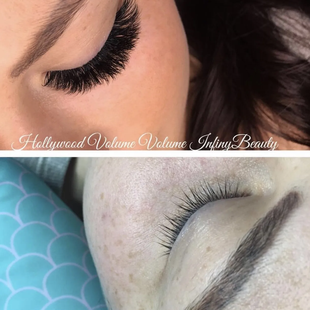 Extension de Cils Hollywood Volume