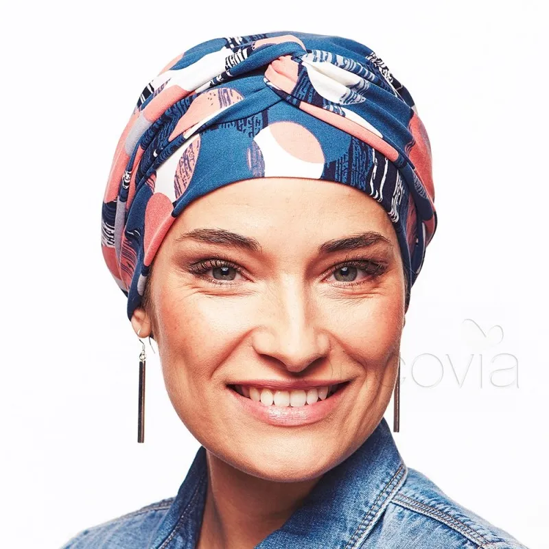 Foulard chimio Estelle Céleste