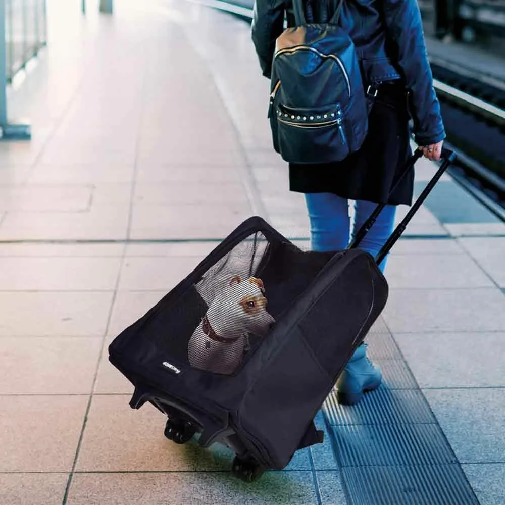 Love story - sac de transport trolley - sac roulette transport animaux