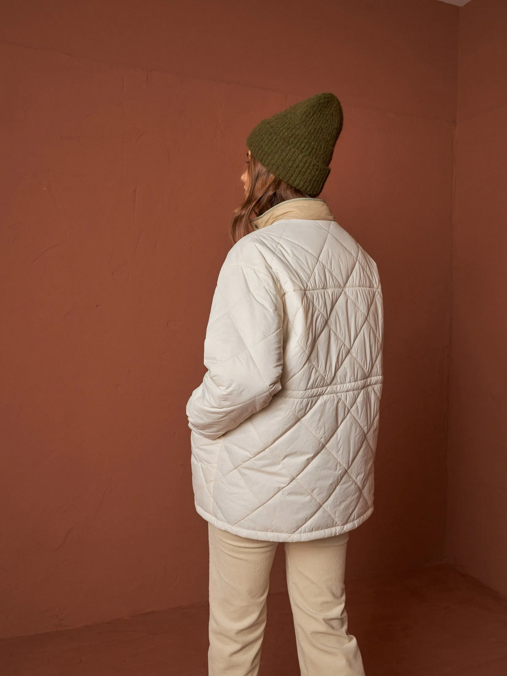 MANTEAU MATELASSÉ TRICOLORE