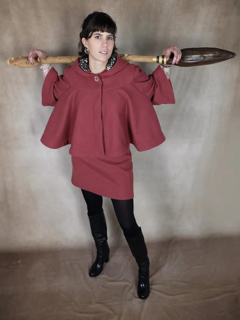 Patron Cape femme - CHEMINETTE  - T34 à 48 - Intermédiaire+