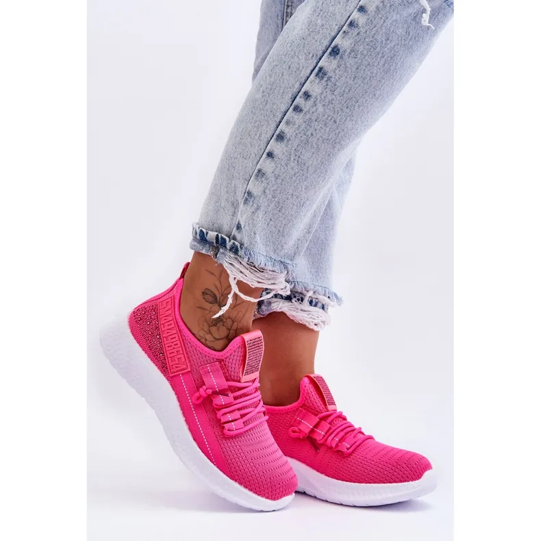 PM1 Chaussures de sport à enfiler pour femme Rose fluo Hold Me!