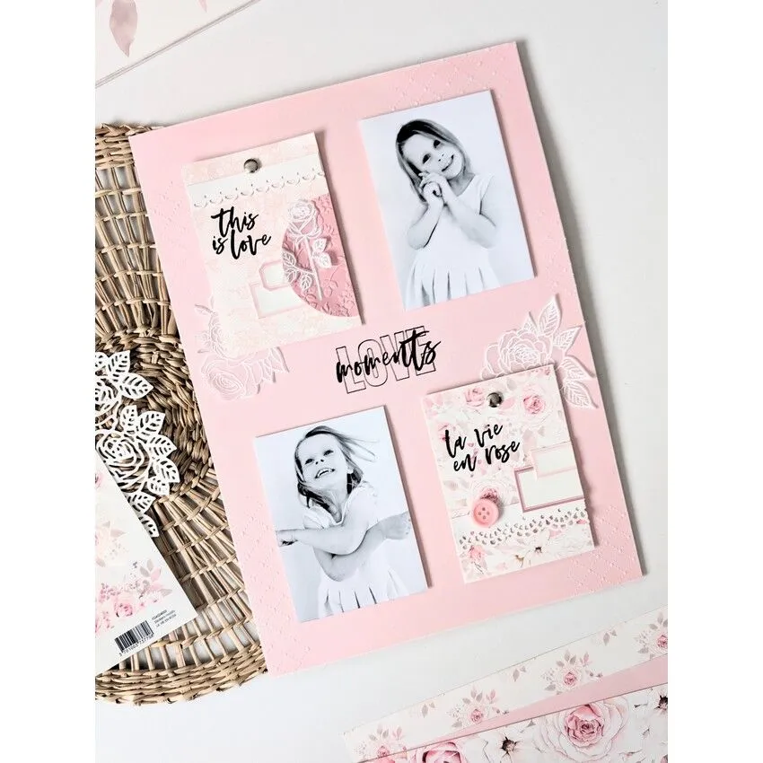 Pochoir Florilèges Design La Vie En Rose - Treille Fine