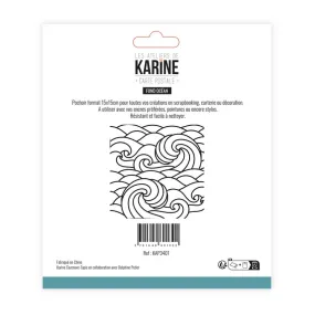 Pochoir Les Ateliers De Karine Carte Postale - Fond Océan