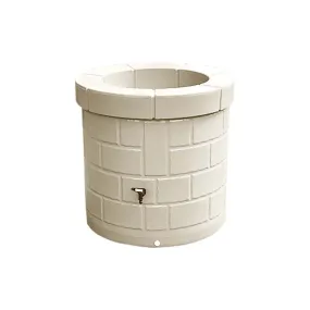 Puit recuperateur eau de pluie 340l blanc