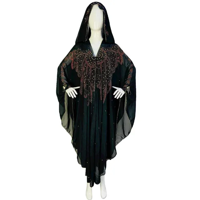 Robe paillette Abaya Dubai PapillonPrécieux