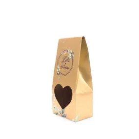 Sac cadeau avec fenêtre coeur, pochette cadeau avec ou sans fenêtre