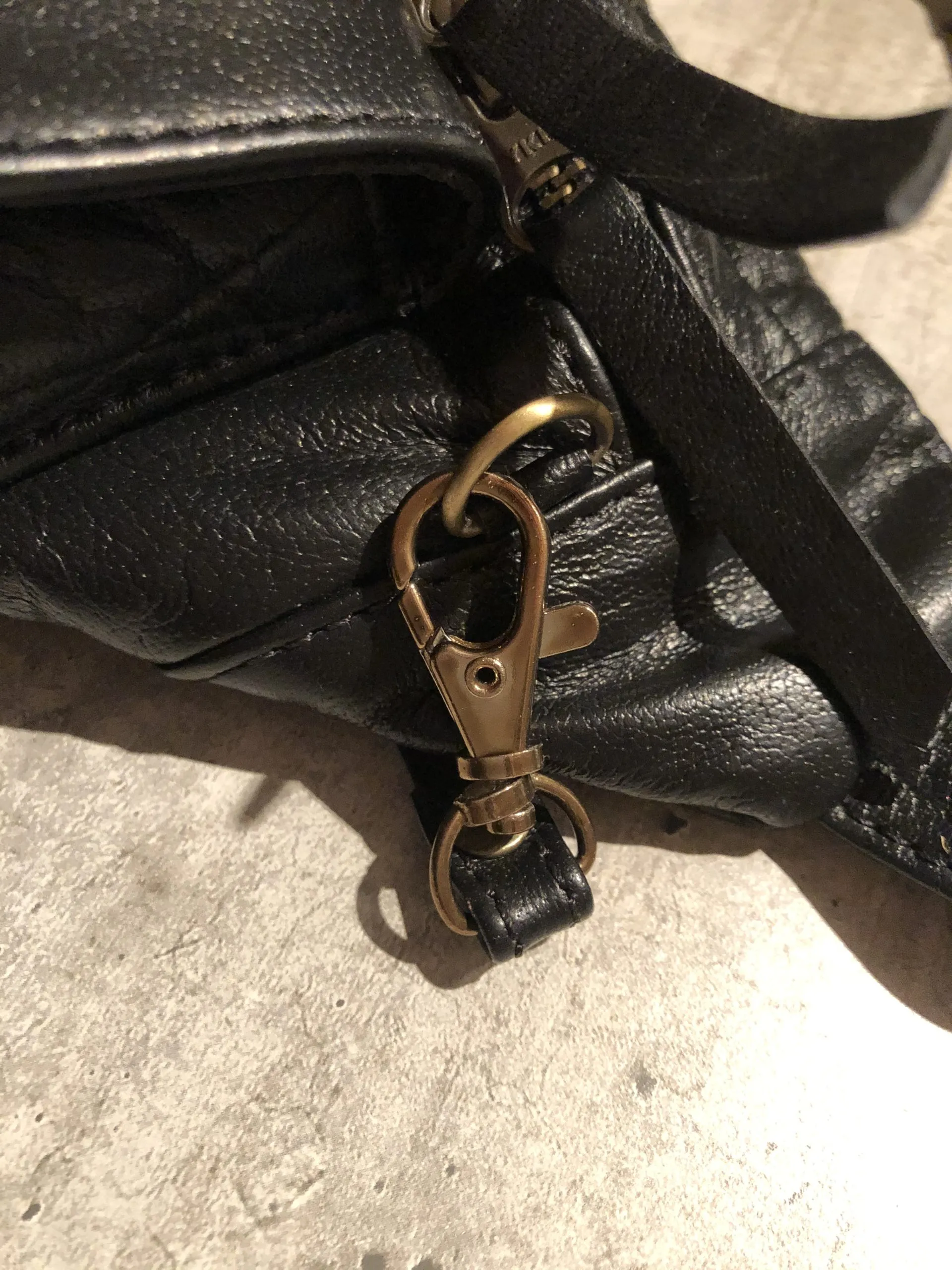 Sacoche Cuir Noire Hold Fast “Jap Style”