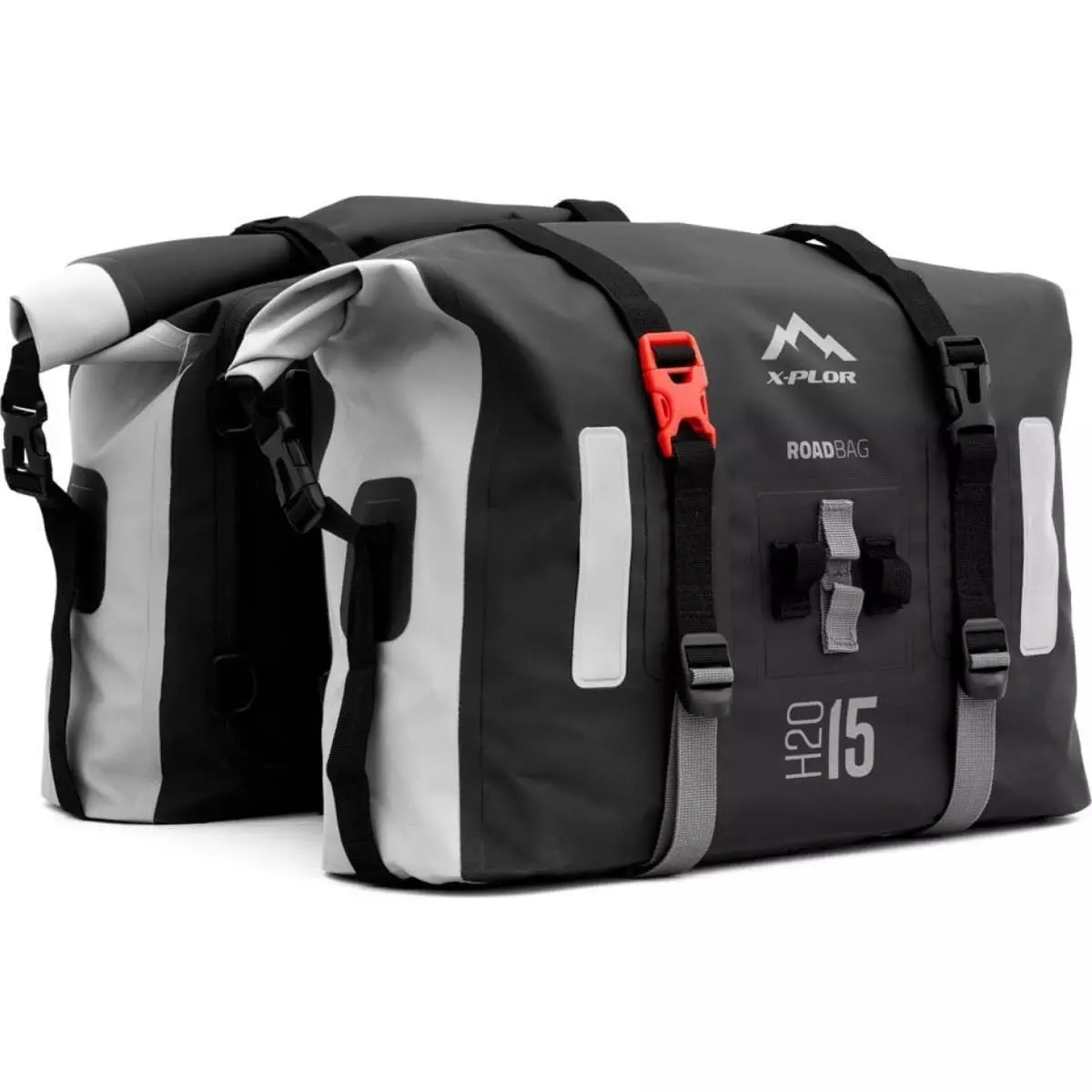 Sacoches Cavalières X-Plor 100% Étanches 15L Noir - Sacoches