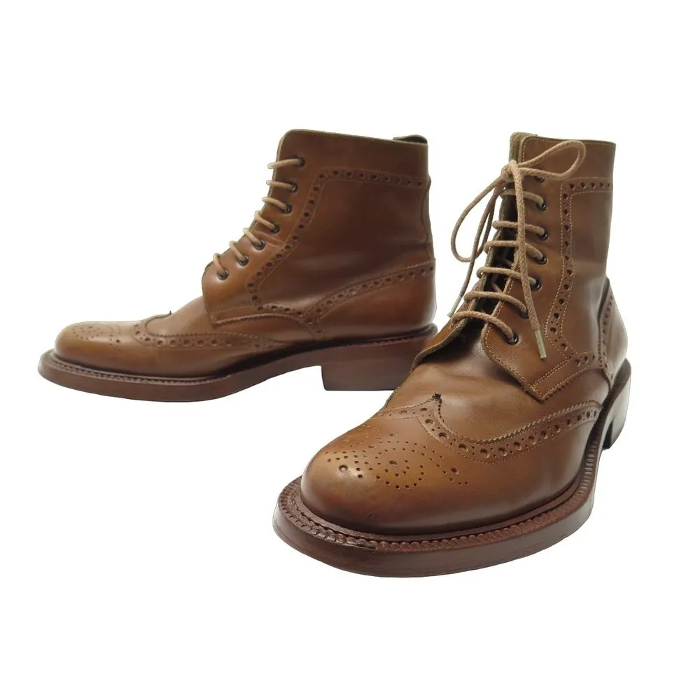 SANTONI BOTTINES bout fleuri