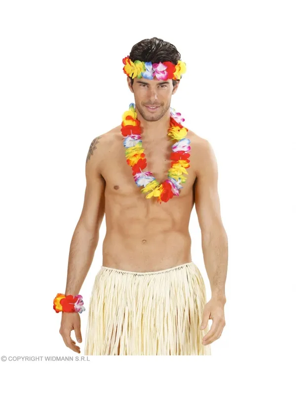 Set Hawaïen multicolore, Luxe
