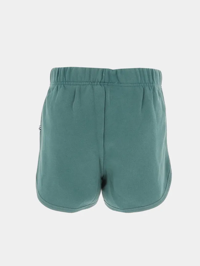 Short jogging logo paillette cristigi vert fille - Le Temps Des Cerises | wimod