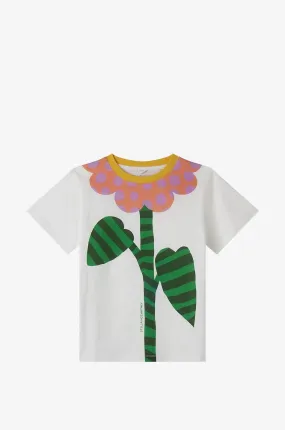 T-shirt fille imprimé Flower