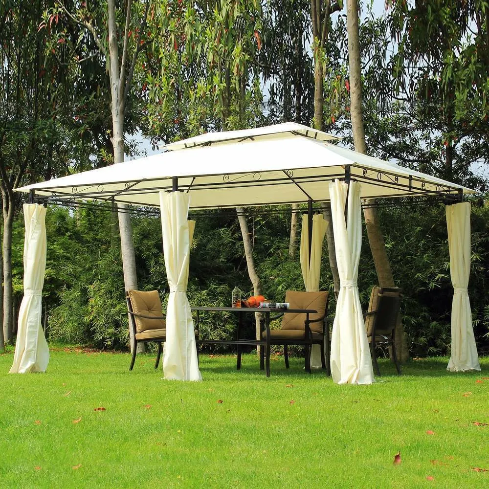 Tonnelle barnum crème - L300xl400xH265cm