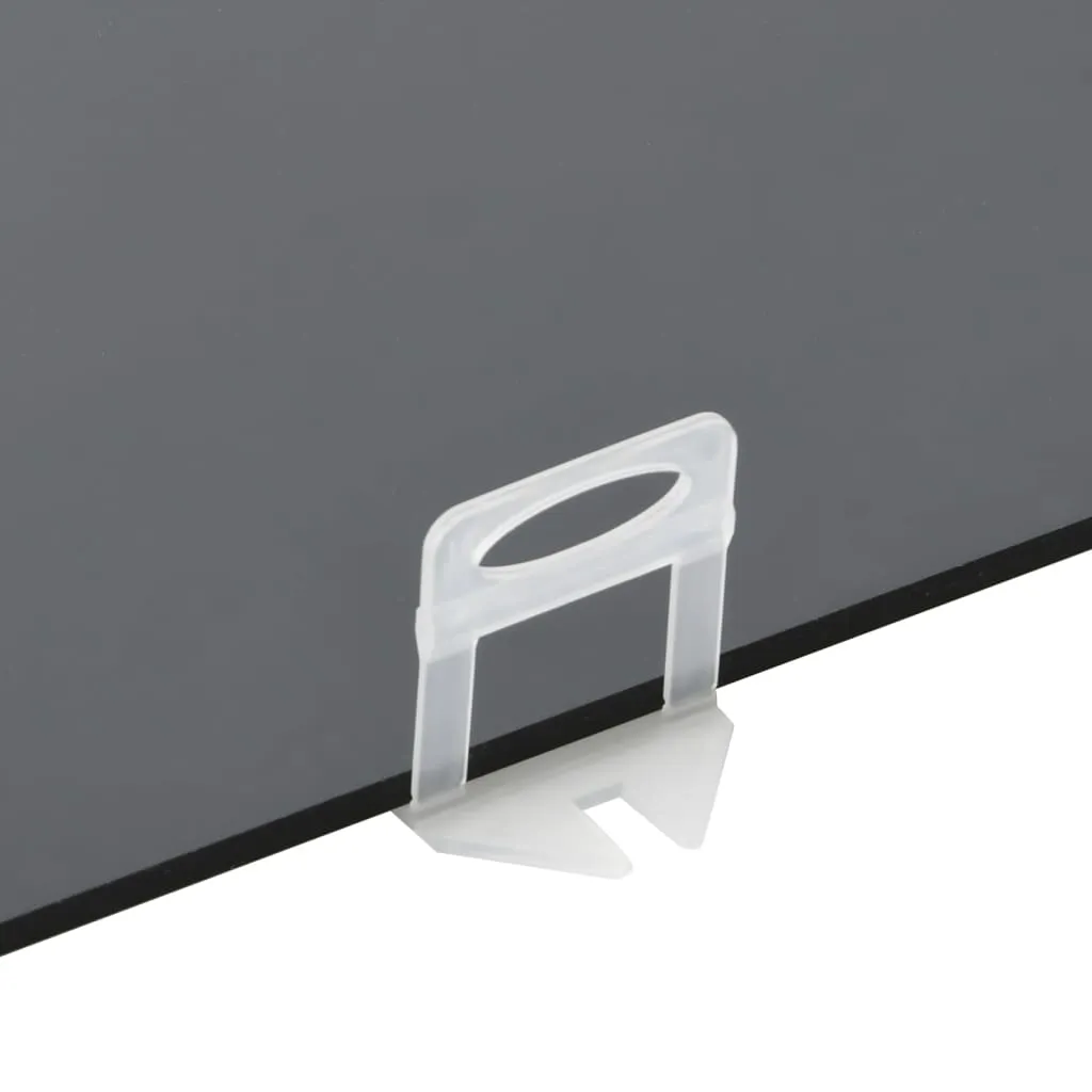 vidaXL Clips de nivellement de carreaux 250 pcs 1 mm 